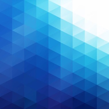 Mavi Izgara Mozaik Arkaplan, Yaratıcı Tasarım Şablonları