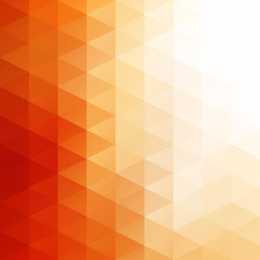 Turuncu Izgara Mozaik Arkaplan, Yaratıcı Tasarım Şablonları