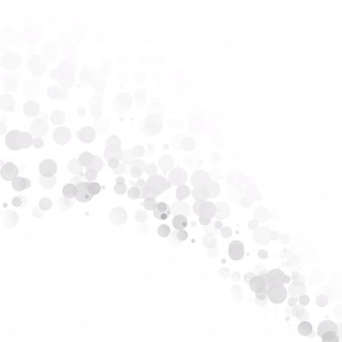 Kabarcıklar daire noktalar benzersiz gri beyaz parlak vektör arka plan