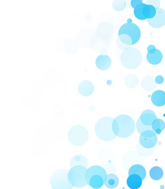 Kabarcıklar benzersiz mavi parlak vektör arka plan