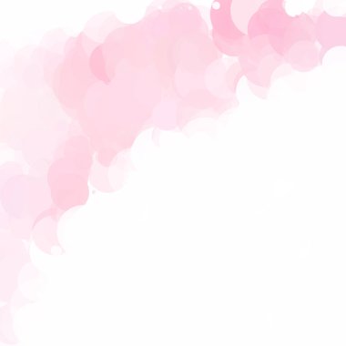 Kabarcıklar daire noktalar benzersiz pembe parlak vektör arka plan