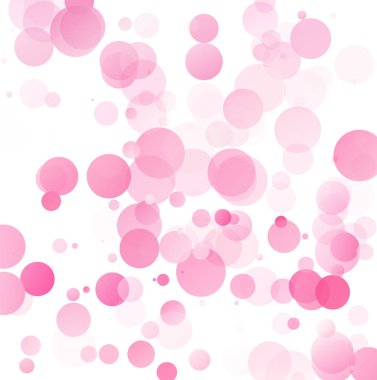 Kabarcıklar benzersiz pembe parlak vektör arka plan