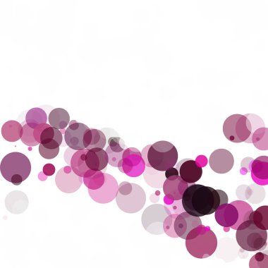 Kabarcıklar benzersiz mor parlak vektör arka plan