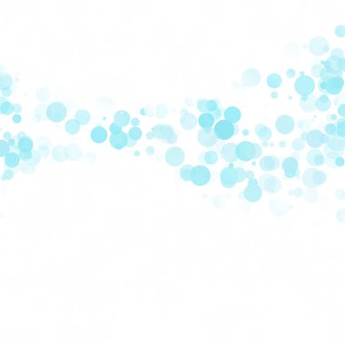 Baloncuklar Çemberi Noktaları Eşsiz Mavi Parlak Vektör Arkaplanı