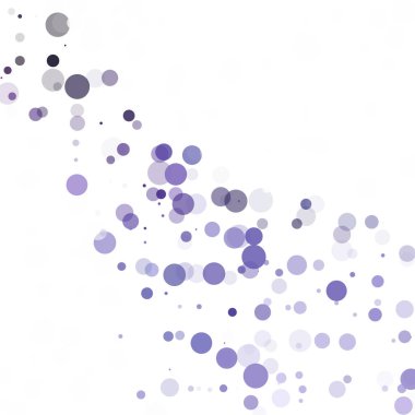 Kabarcıklar daire noktalar benzersiz mor parlak vektör arka plan