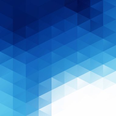 Mavi Izgara Mozaik Arkaplan, Yaratıcı Tasarım Şablonları