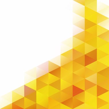 Sarı Izgara Mozaik Arkaplan, Yaratıcı Tasarım Şablonları