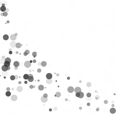 Kabarcıklar daire noktalar benzersiz siyah parlak vektör arka plan