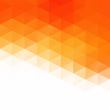 Turuncu Izgara Mozaik Arkaplan, Yaratıcı Tasarım Şablonları