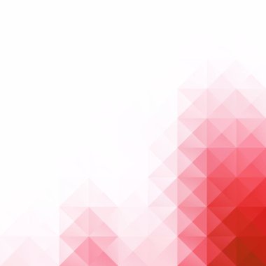 Kırmızı kılavuz Mozaik arka plan, yaratıcı tasarım şablonları