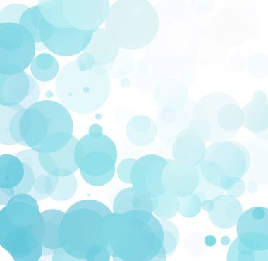 Kabarcıklar benzersiz mavi parlak vektör arka plan