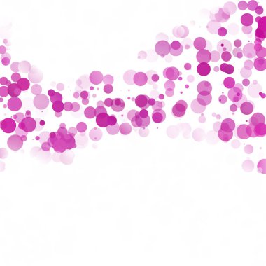 Kabarcıklar daire noktalar benzersiz mor parlak vektör arka plan