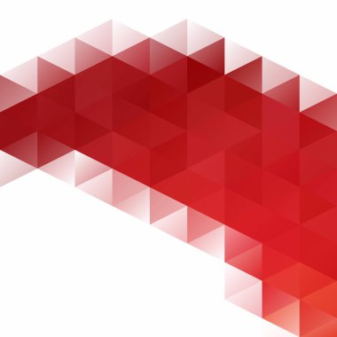 Kırmızı kılavuz Mozaik arka plan, yaratıcı tasarım şablonları