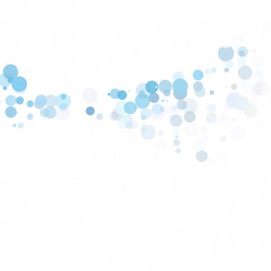 Baloncuklar Çemberi Noktaları Eşsiz Mavi Parlak Vektör Arkaplanı