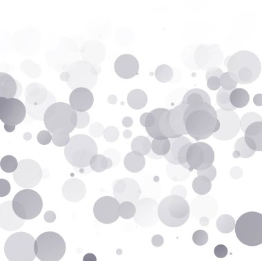 Kabarcıklar benzersiz gri beyaz parlak vektör arka plan