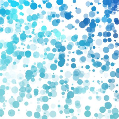 Baloncuklar Çemberi Noktaları Eşsiz Mavi Parlak Vektör Arkaplanı