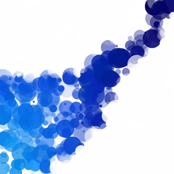 Bubbles Único Azul Brilhante Fundo Vetorial —  Vetores de Stock