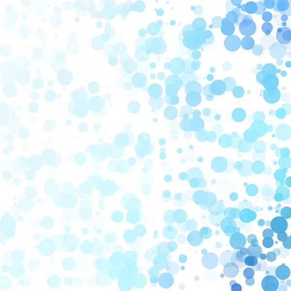 Bubbles Circle Kropki Unikalne Niebieskie Jasne Wektor Tle — Wektor stockowy