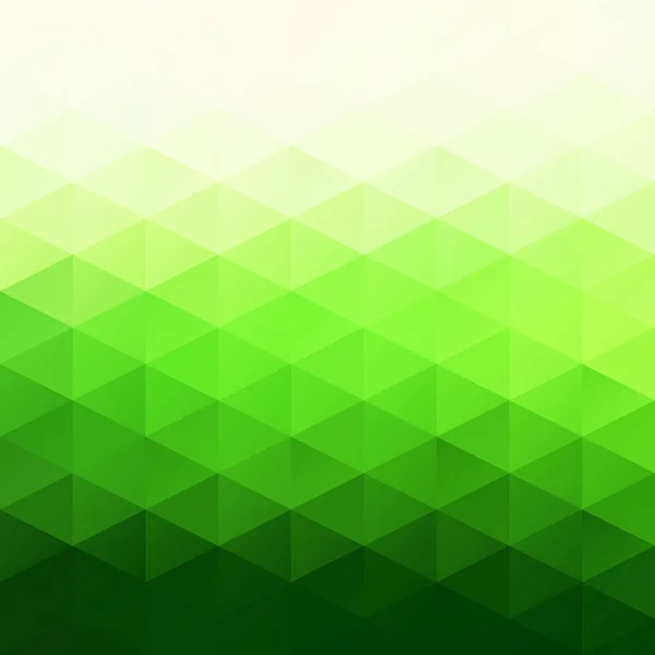 Green Grid Mosaic Background Creative Design Templates — Stock Vector