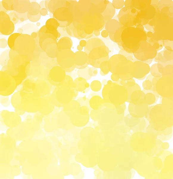 Μοναδικό Κίτρινο Φωτεινό Διάνυσμα Φόντο Φυσαλίδες — Διανυσματικό Αρχείο