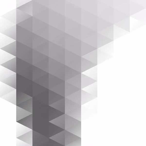 Grauweißer Grid Mosaik Hintergrund Kreative Design Vorlagen — Stockvektor