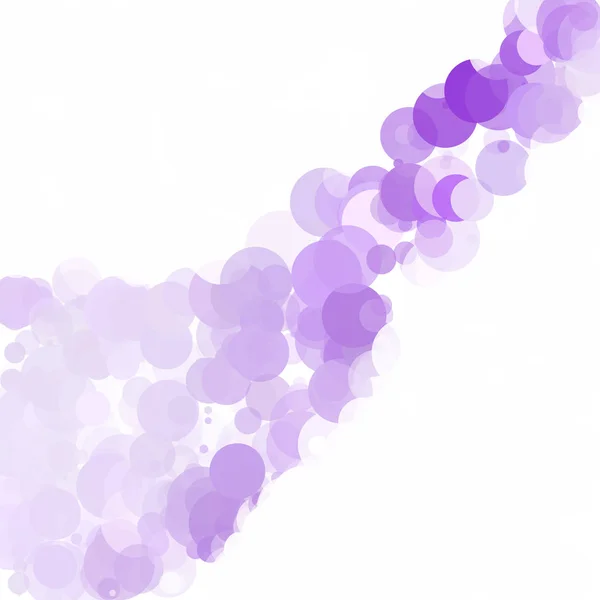 Bubbles Unique Purple Bright Vector Background — Stock Vector