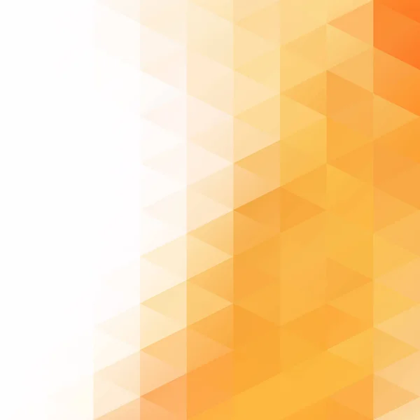 Orange Rutnät Mosaik Bakgrund Creative Design Mallar — Stock vektor