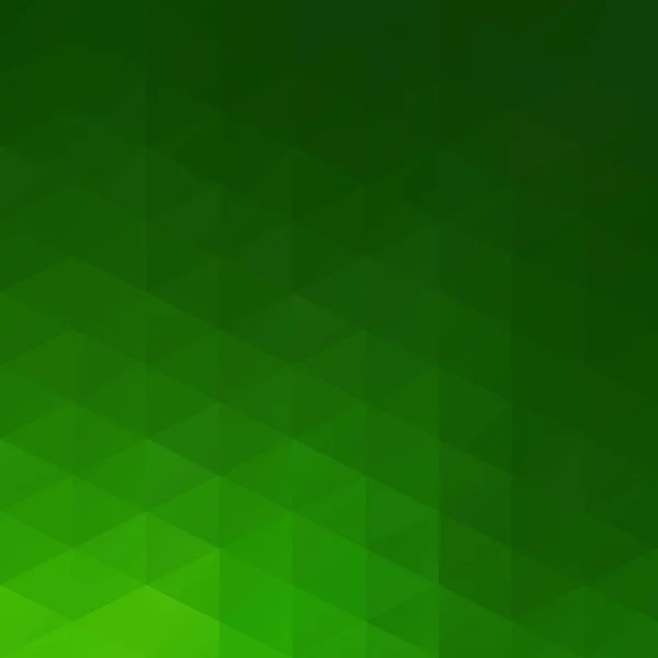Gröna Rutnät Mosaik Bakgrund Creative Design Mallar — Stock vektor