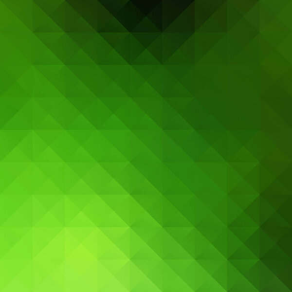 Green Grid Mosaic Background, Creative Design Templates