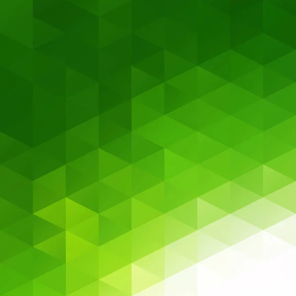 Green Grid Mosaic Background Creative Design Template — 스톡 벡터