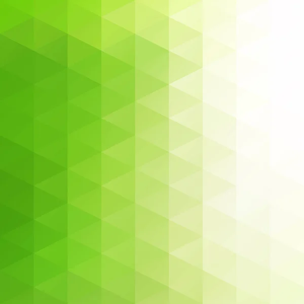 Green Grid Mosaic Background Creative Design Template — 스톡 벡터