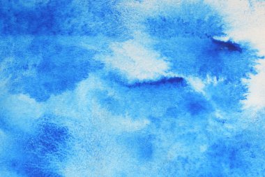 Soyut El boyalı mürekkep ve suluboya splash Beyaz Kağıt arka planda, yaratıcı tasarım şablonları