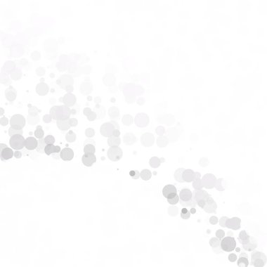 Kabarcıklar daire noktalar benzersiz gri beyaz parlak vektör arka plan