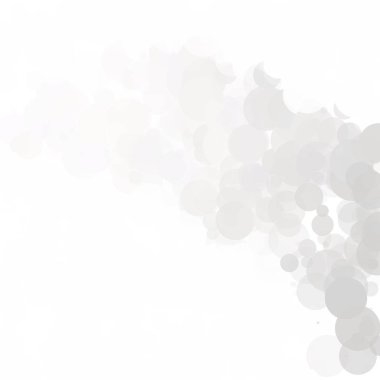 Kabarcıklar benzersiz gri beyaz parlak vektör arka plan