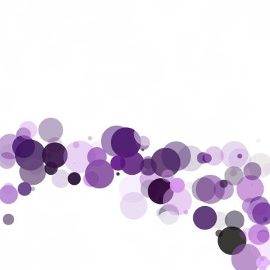 Kabarcıklar benzersiz mor parlak vektör arka plan