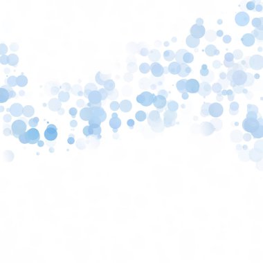 Baloncuklar Çemberi Noktaları Eşsiz Mavi Parlak Vektör Arkaplanı