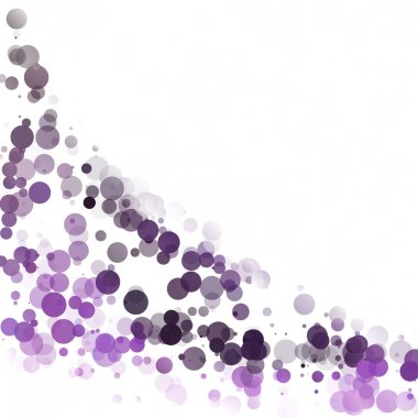 Kabarcıklar daire noktalar benzersiz mor parlak vektör arka plan