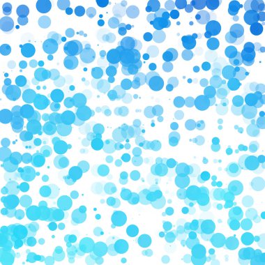 Baloncuklar Çemberi Noktaları Eşsiz Mavi Parlak Vektör Arkaplanı