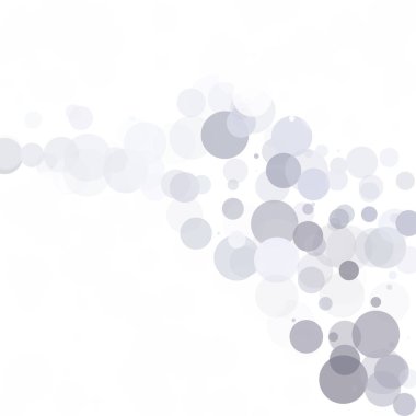 Kabarcıklar benzersiz gri beyaz parlak vektör arka plan