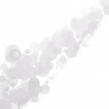 Kabarcıklar benzersiz gri beyaz parlak vektör arka plan