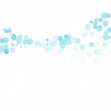 Baloncuklar Çemberi Noktaları Eşsiz Mavi Parlak Vektör Arkaplanı