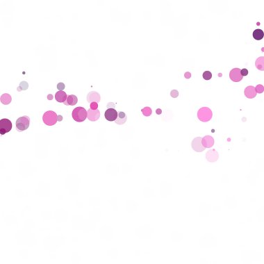 Kabarcıklar daire noktalar benzersiz mor parlak vektör arka plan