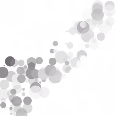 Kabarcıklar benzersiz gri beyaz parlak vektör arka plan