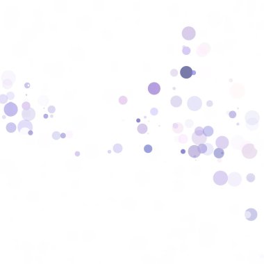 Kabarcıklar daire noktalar benzersiz mor parlak vektör arka plan