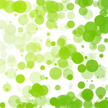 Kabarcıklar benzersiz yeşil parlak vektör arka plan