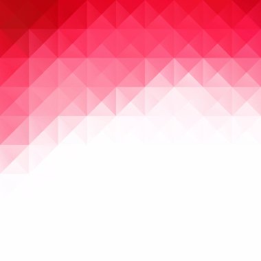 Kırmızı kılavuz Mozaik arka plan, yaratıcı tasarım şablonları