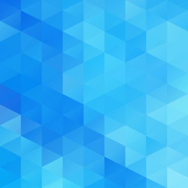 Mavi Izgara Mozaik Arkaplan, Yaratıcı Tasarım Şablonları