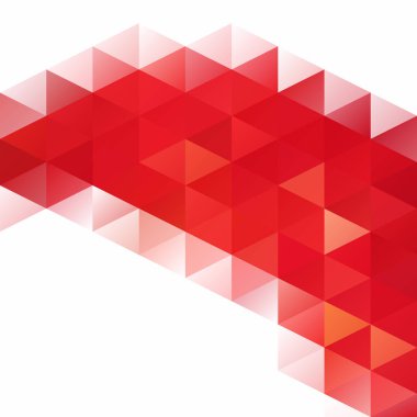 Kırmızı kılavuz Mozaik arka plan, yaratıcı tasarım şablonları