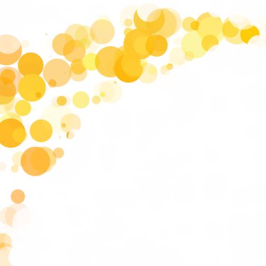 Kabarcıklar benzersiz turuncu parlak vektör arka plan