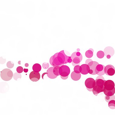 Kabarcıklar daire noktalar benzersiz mor parlak vektör arka plan